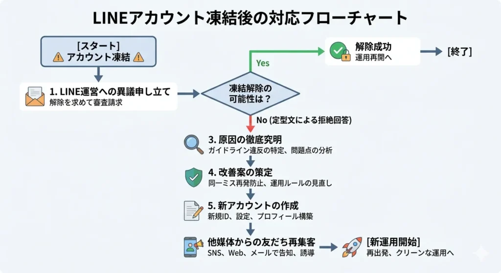 2026最新】LINE公式アカウント凍結・垢BANの原因と予防策｜ペナルティ